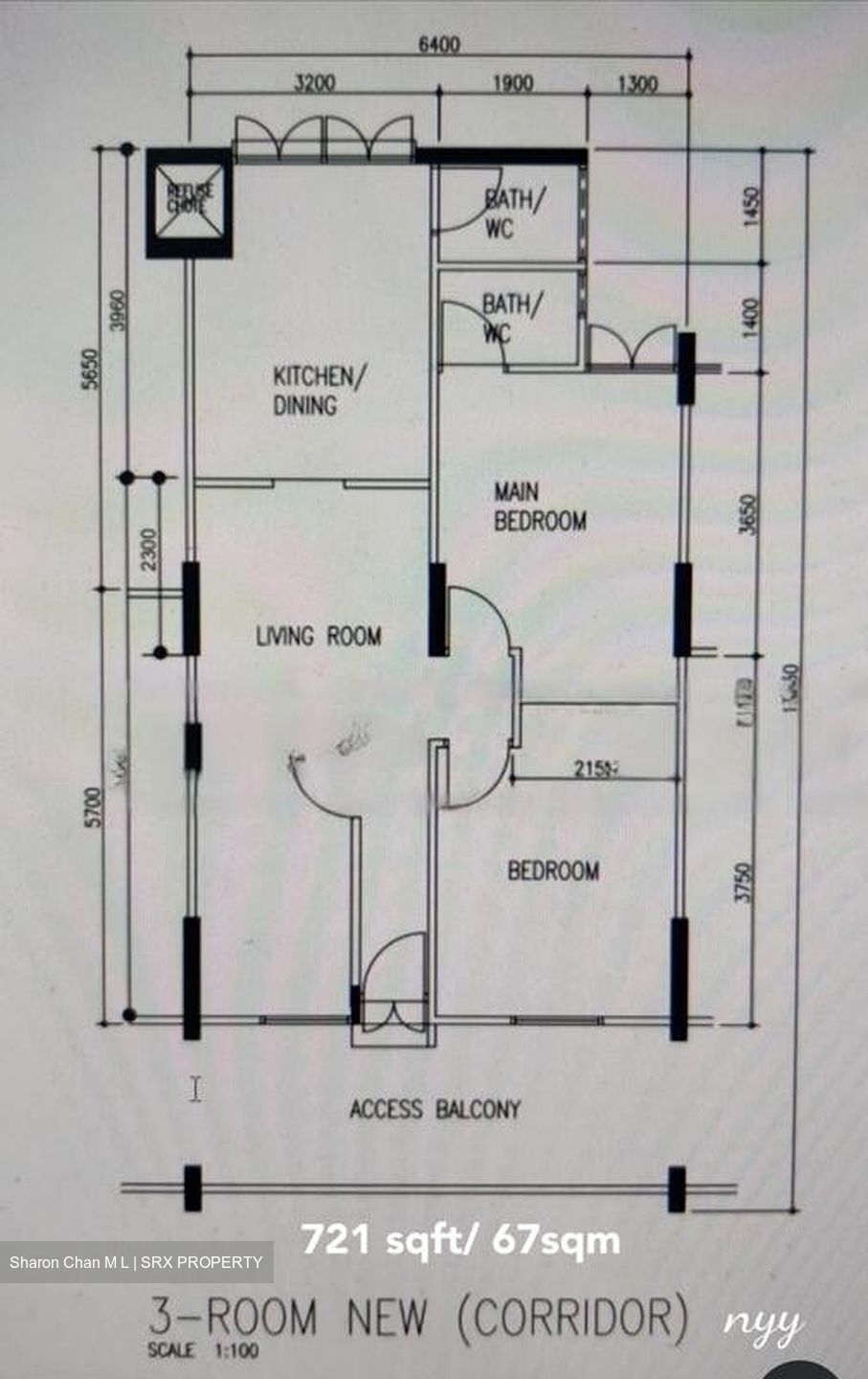 Blk 427 Clementi Avenue 3 (Clementi), HDB 3 Rooms #554354781